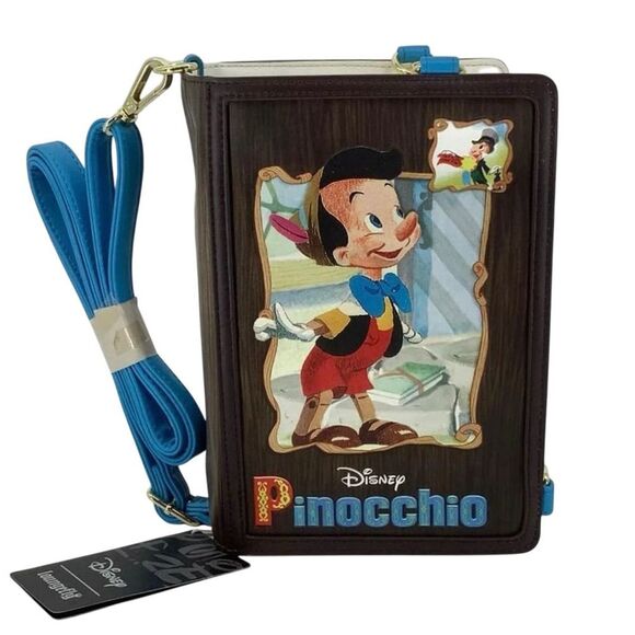 Loungefly Handbags - Loungefly Disney Pinocchio Convertible Crossbody Bag Multicolor Unisex